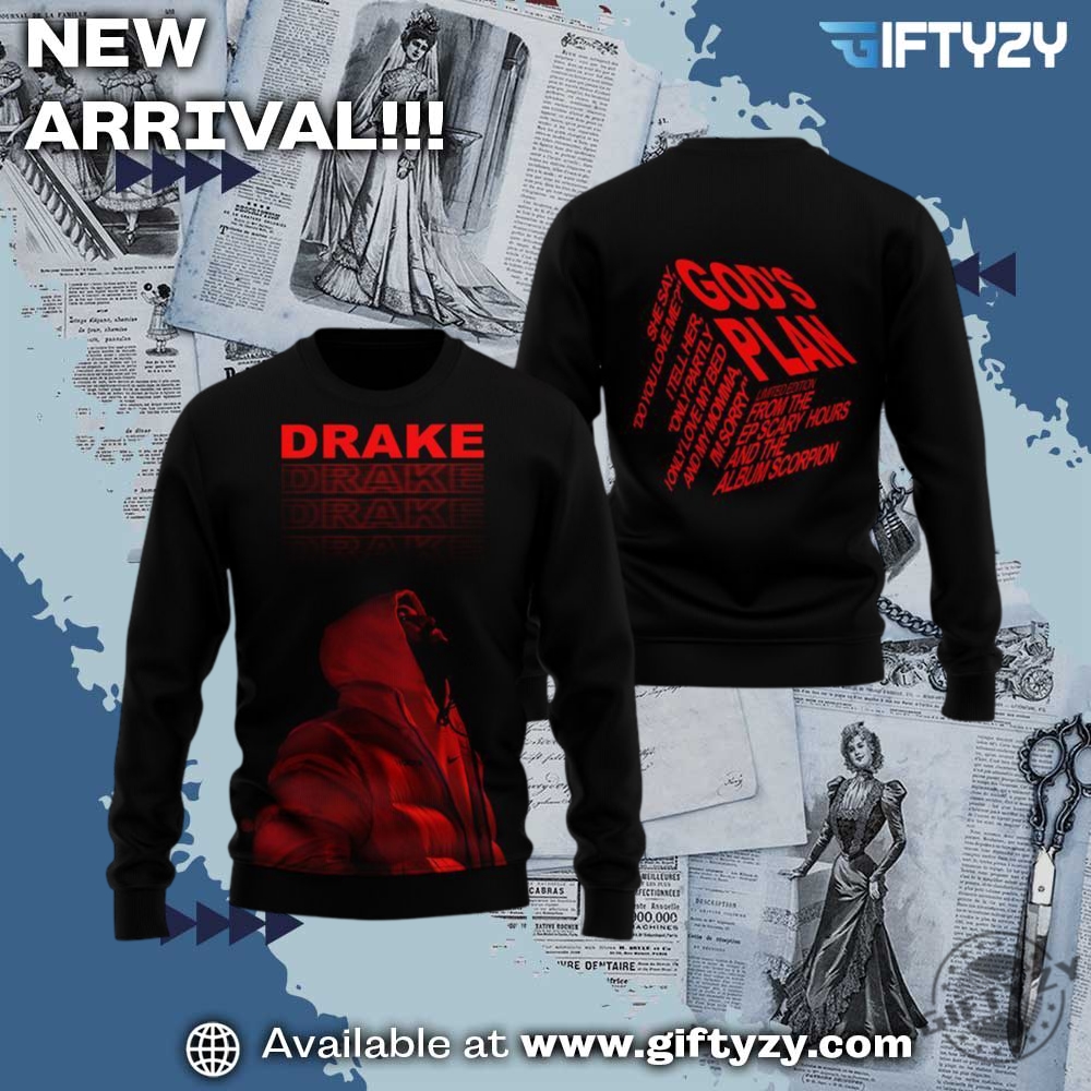 Drake Gods Plan 3D Printed Shirt 7 Drake God’s Plan 3D Printed Shirt
