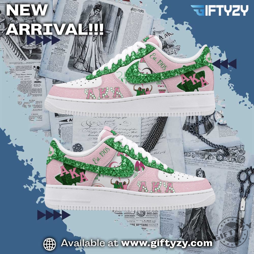 Alpha Kappa Est 1908 Air Force 1 Shoes
