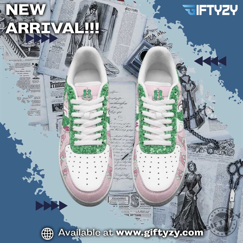 Alpha Kappa Est 1908 Air Force 1 Shoes 5 Alpha Kappa EST 1908 Air Force 1 Shoes