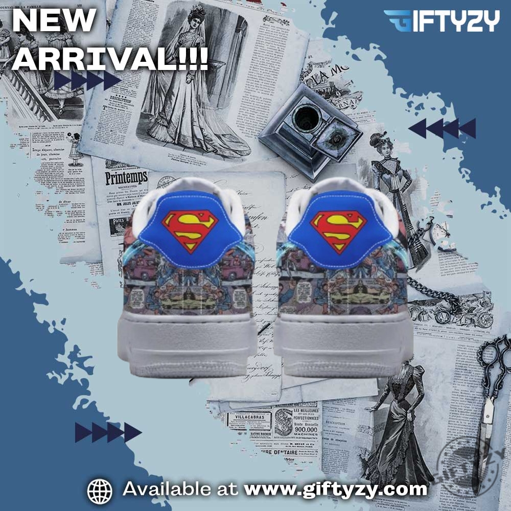 Superman Dc Movie The American Way Air Force 1 Shoes 5 Superman DC Movie The American Way Air Force 1 Shoes