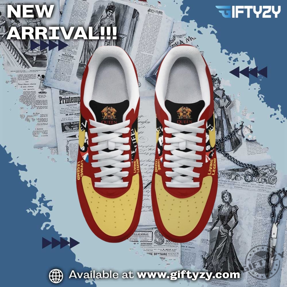 Queen Band Music Living Legend Christmas Air Force 1 Shoes 4 Queen Band Music Living Legend Christmas Air Force 1 Shoes
