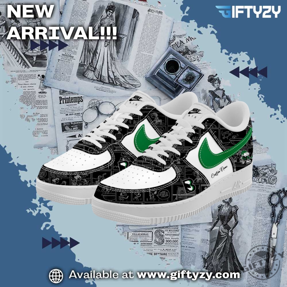 Binghamton Black Bears 75Th Anniversary Peanuts Personalized Custom Name Air Force 1 Shoes 3 Binghamton Black Bears 75th Anniversary Peanuts Personalized Custom Name Air Force 1 Shoes