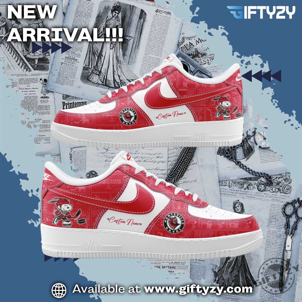 Huntsville Havoc 75Th Anniversary Peanuts Personalized Custom Name Air Force 1 Shoes