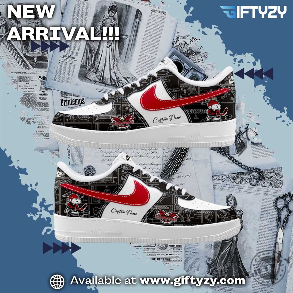 Carolina Thunderbirds 75Th Anniversary Peanuts Personalized Custom Name Air Force 1 Shoes