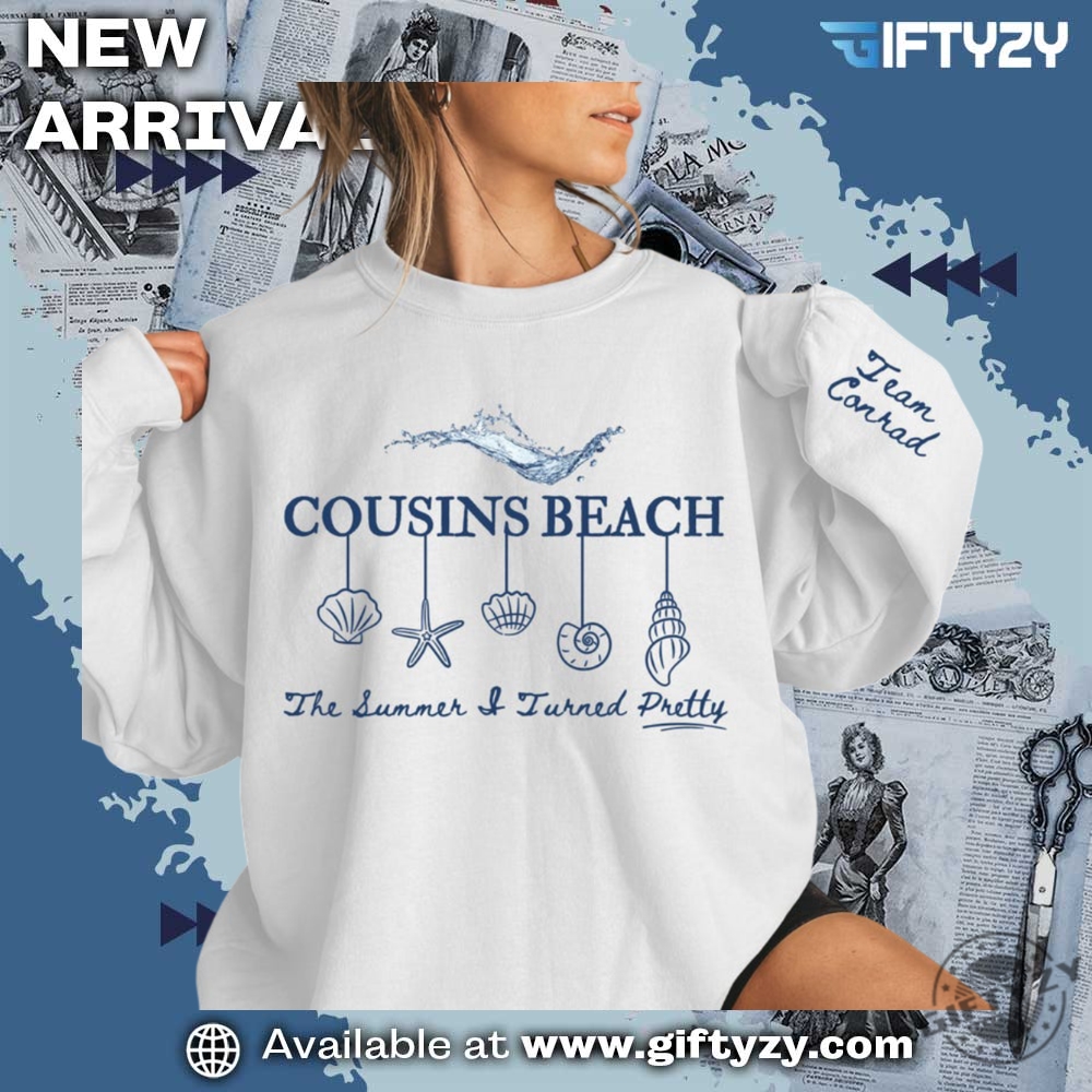 Cousins Beach The Summer I Turned Pretty Embroidered Shirt 3 Cousins Beach The Summer I Turned Pretty embroidered Shirt