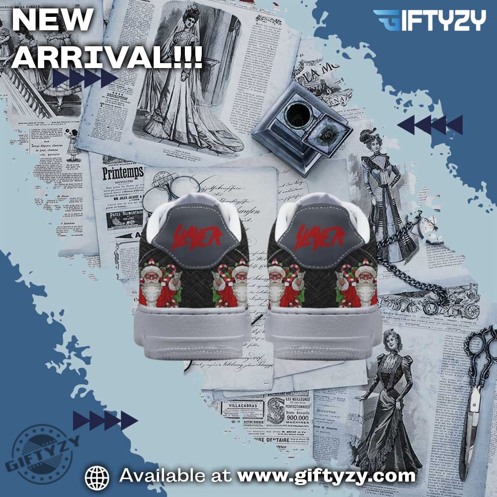 Slayer Sleigher Movie Merry Christmas Nike Air Force 1 Shoes 5 Slayer Sleigher Movie Merry Christmas Nike Air Force 1 Shoes