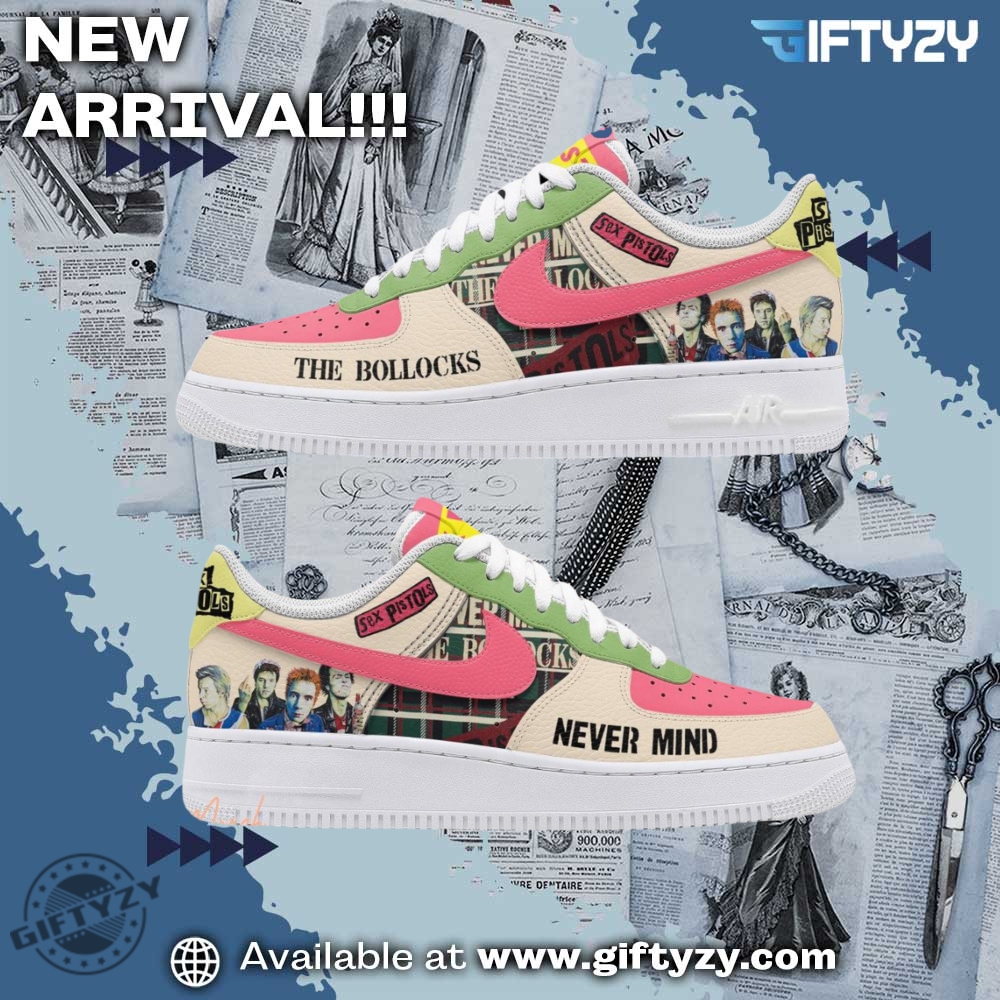 Must-Have Graphic Sneakers of the Season 3 Sex Pistols The Bollocks Never Mind Air Force 1 Shoes