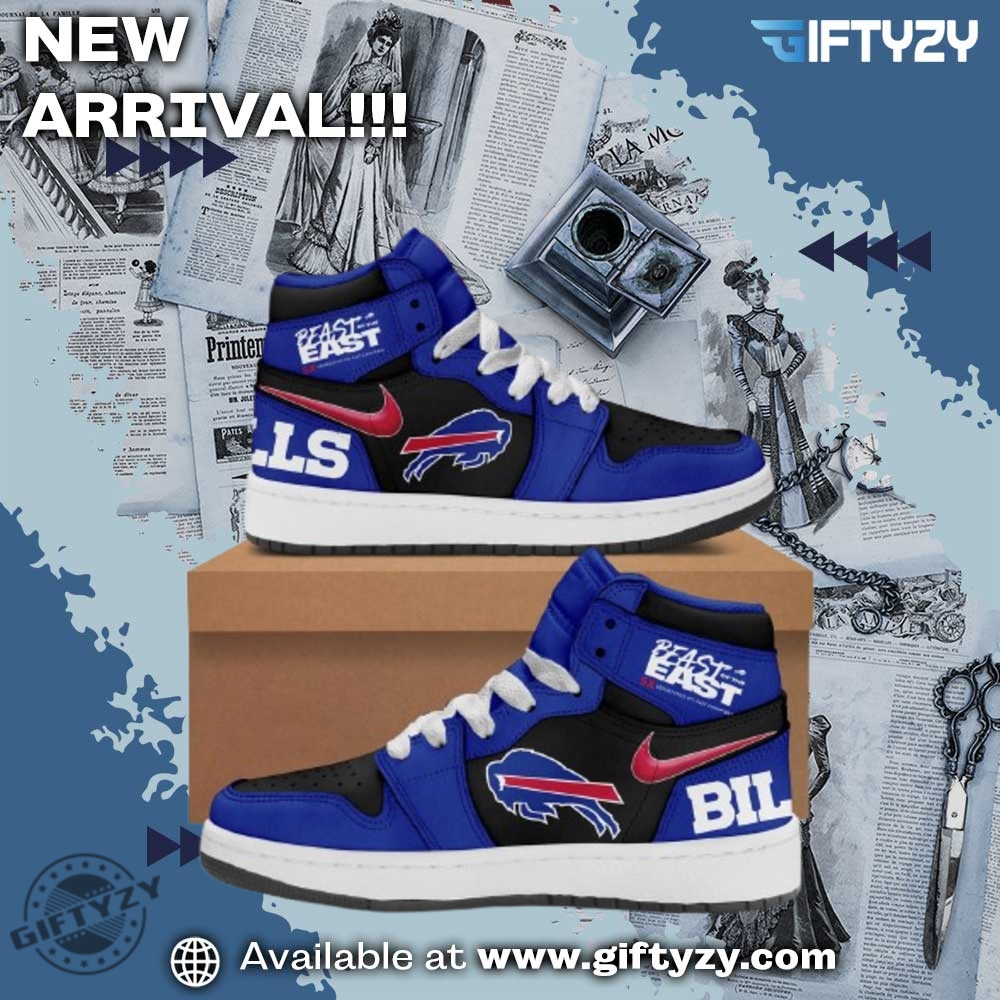 Must-Have Graphic Sneakers of the Season 4 Buffalo Bills Afc East Division Champions Nfl Air Jordan 1 Shoes