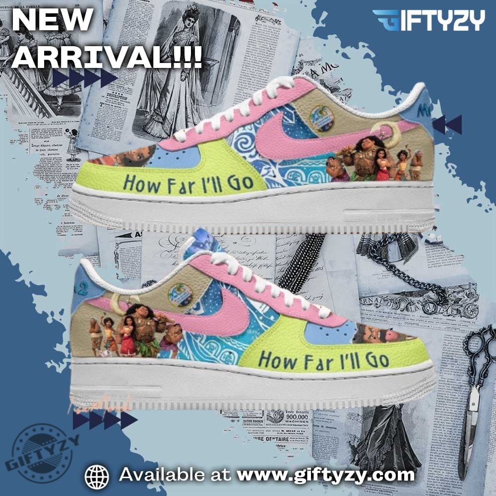 Must-Have Graphic Sneakers of the Season 6 Moana 2 Movie How Far Ill Go With You Air Force 1 Shoes