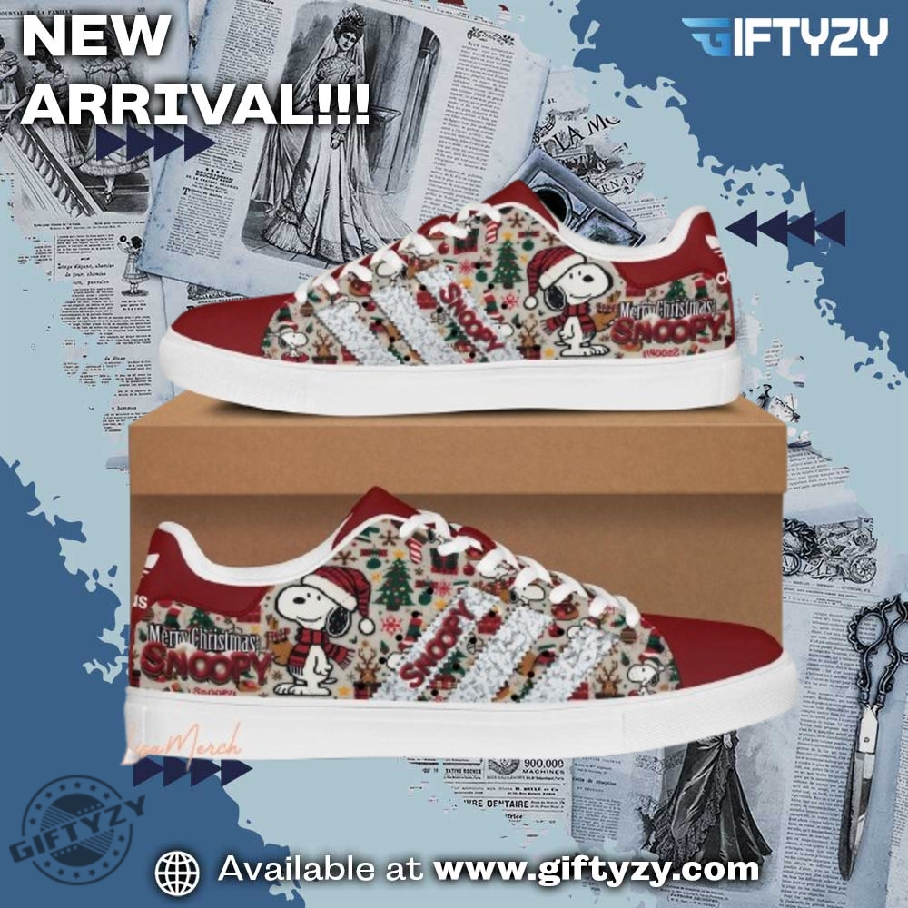 Must-Have Graphic Sneakers of the Season 11 Snoopy Movie Merry Christmas Happy Peanuts Holidays Stan Smith Shoes