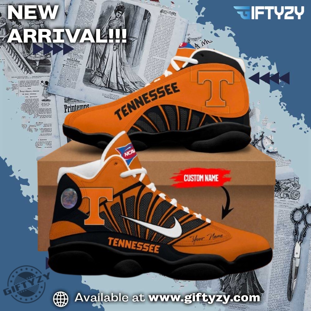 Must-Have Graphic Sneakers of the Season 21 Tennessee Volunteers Go Vols Nfl Personalized Custom Name Air Jordan 13 Shoes