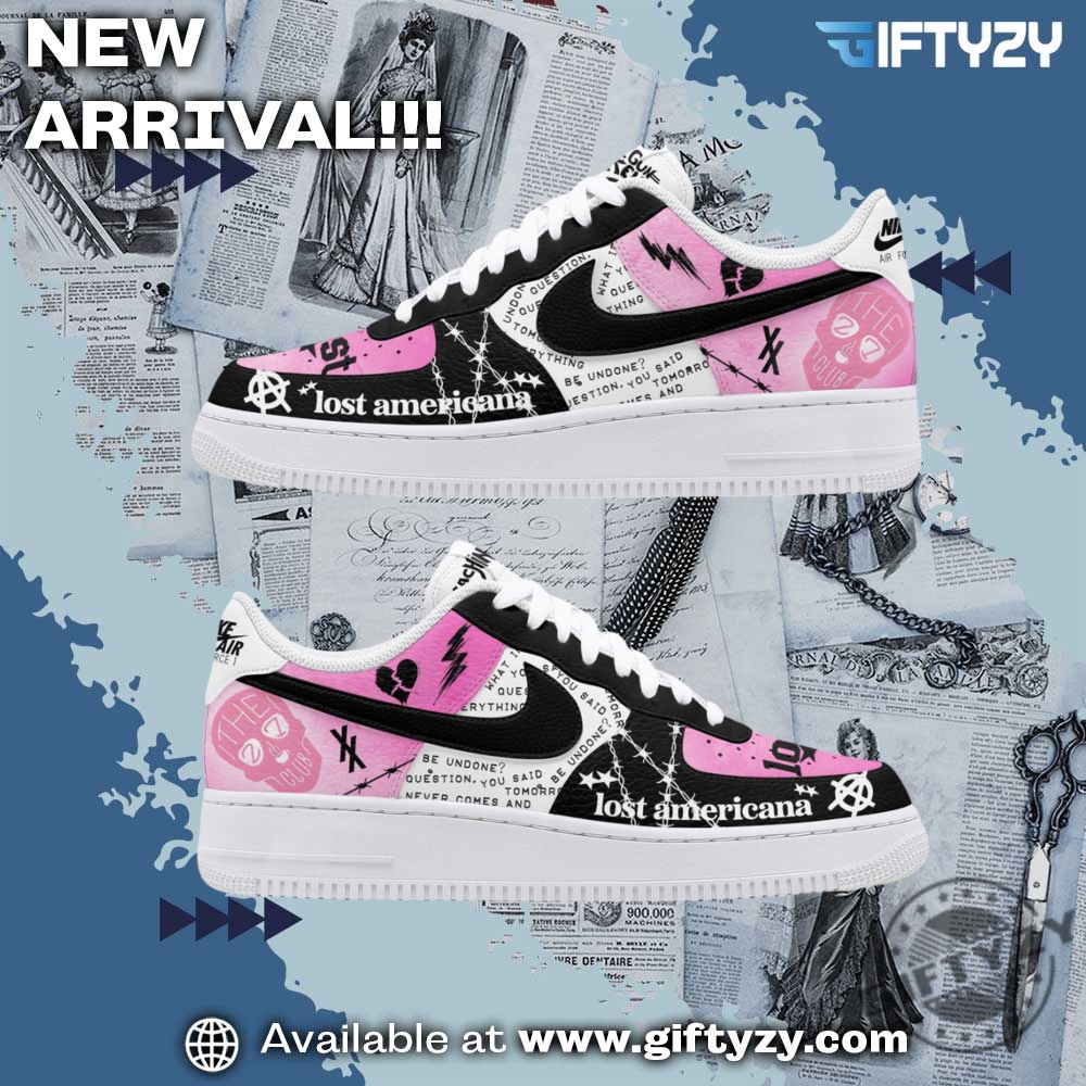 Graphic Print Shoes Trending 20 Machine Gun Kelly Rapper Tickets To My Downfall Air Force 1 Shoes