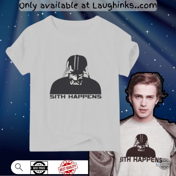 hayden christensen darth vader sith happens shirt