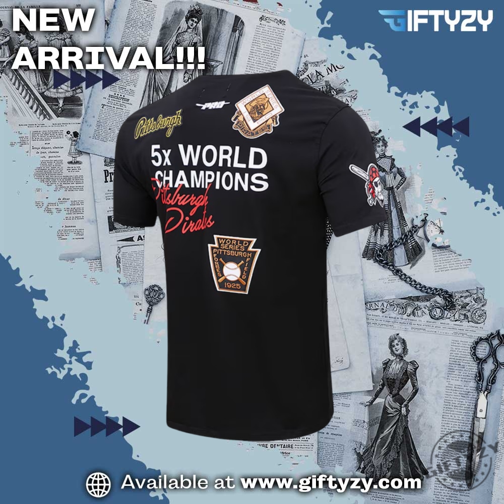 Pittsburgh Pirates Pro Vintage Championship 3D Shirt 5 Pittsburgh Pirates Pro Vintage Championship 3D Shirt
