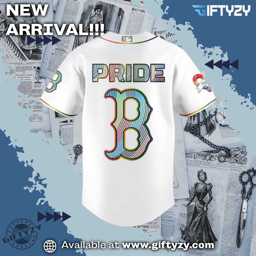 Boston Red Sox Mlb Lgbtq Pride Night Baseball Jersey 4 Boston Red Sox MLB LGBTQ Pride Night Baseball Jersey