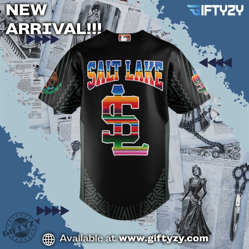 Salt Lake Mlb Bees Filipino Heritage Night Baseball Jersey 5 Salt Lake MLB Bees Filipino Heritage Night Baseball Jersey