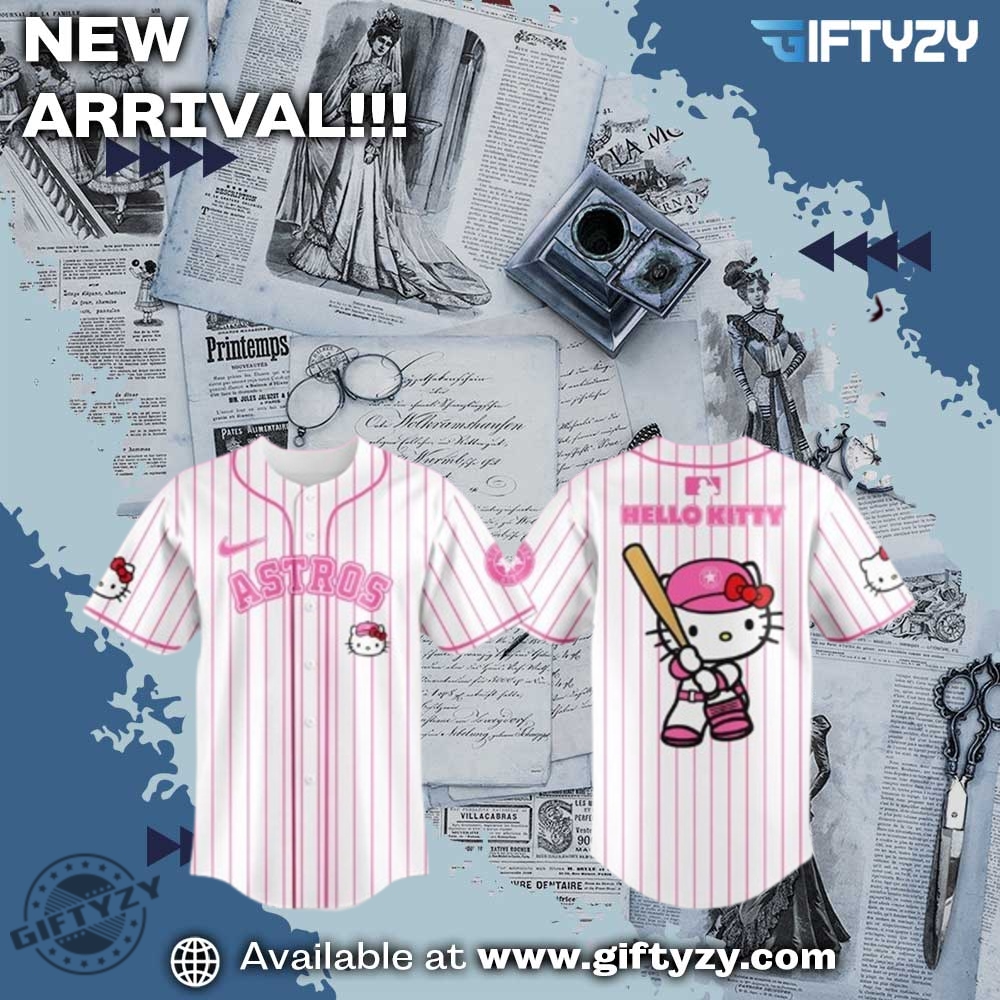 Houston Astros Mlb Hello Kitty Night Baseball Jersey 3 Houston Astros MLB Hello Kitty Night Baseball Jersey