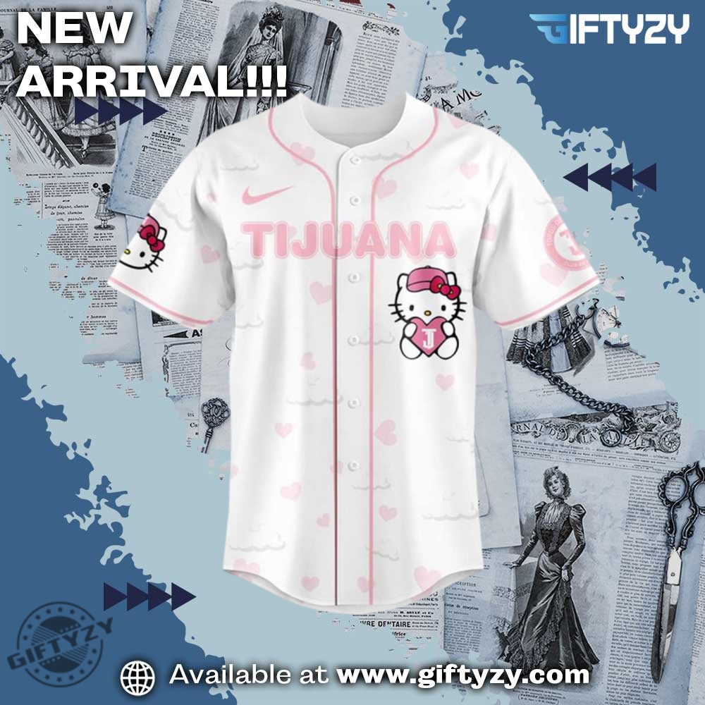 Toros De Tijuana X Hello Kitty Mlb Baseball Jersey 4 Toros de Tijuana x Hello Kitty MLB Baseball Jersey