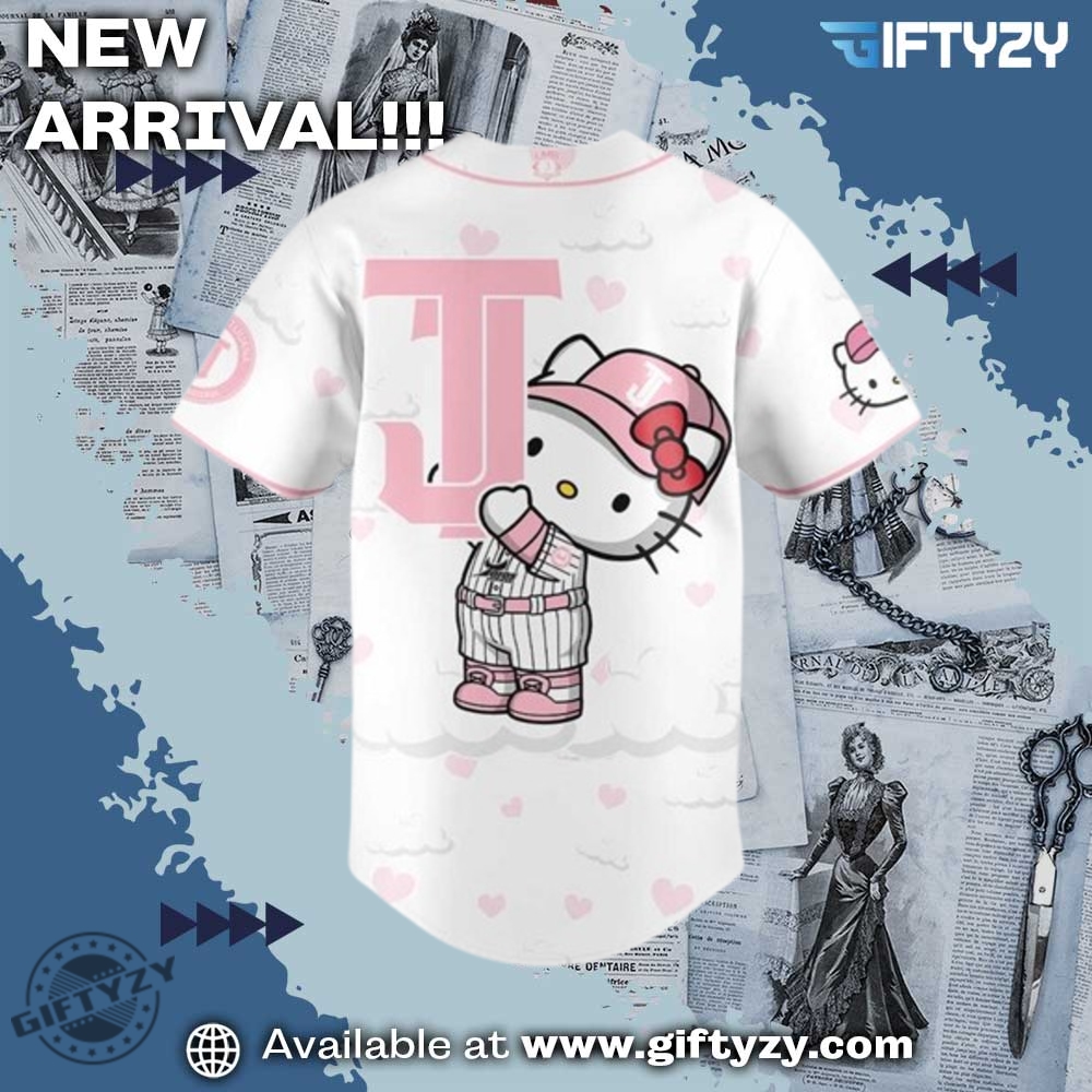 Toros De Tijuana X Hello Kitty Mlb Baseball Jersey 5 Toros de Tijuana x Hello Kitty MLB Baseball Jersey
