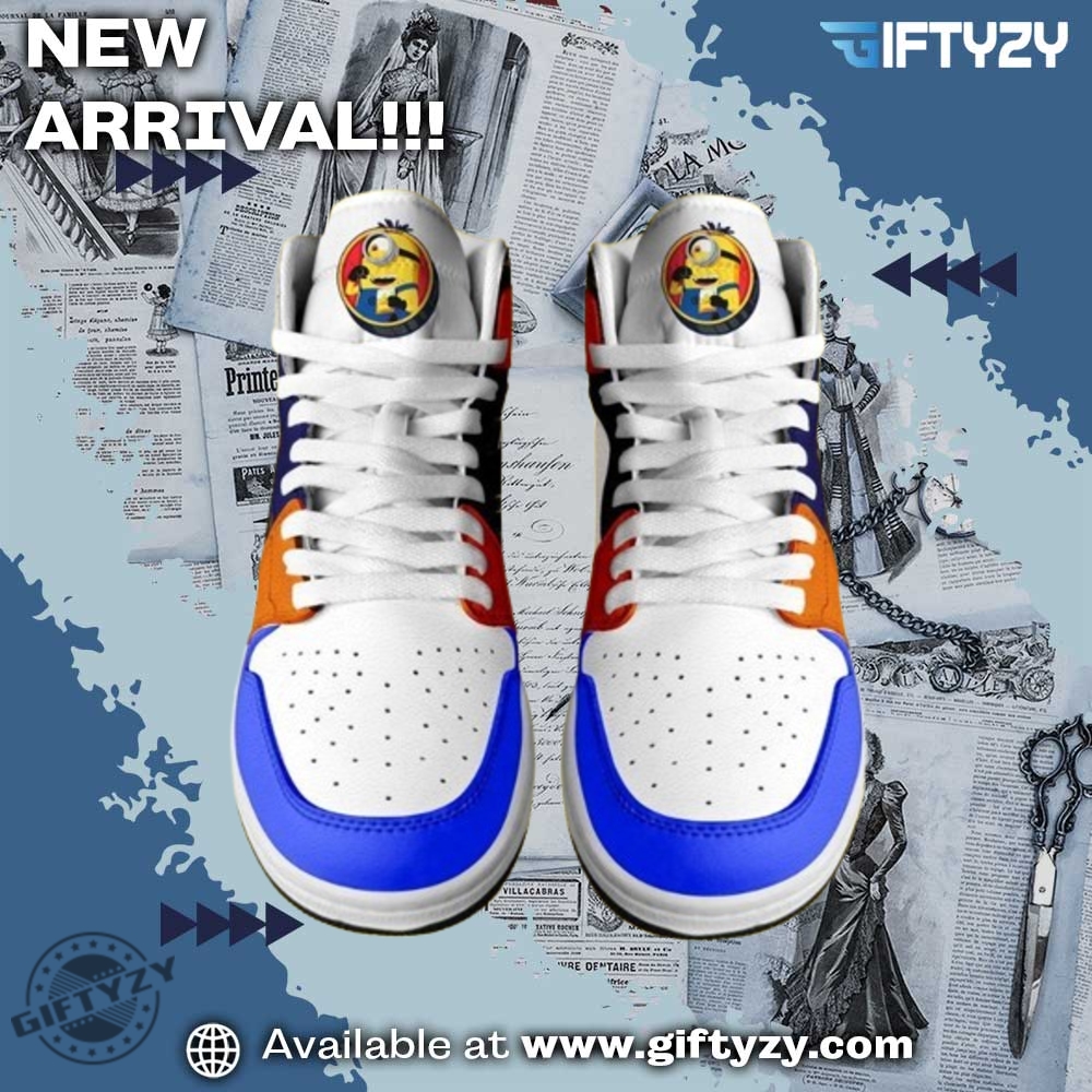 Despicable Me Movie Minions Super Villain Air Jordan 1 High Shoes 3 Despicable Me Movie Minions Super Villain Air Jordan 1 High Shoes