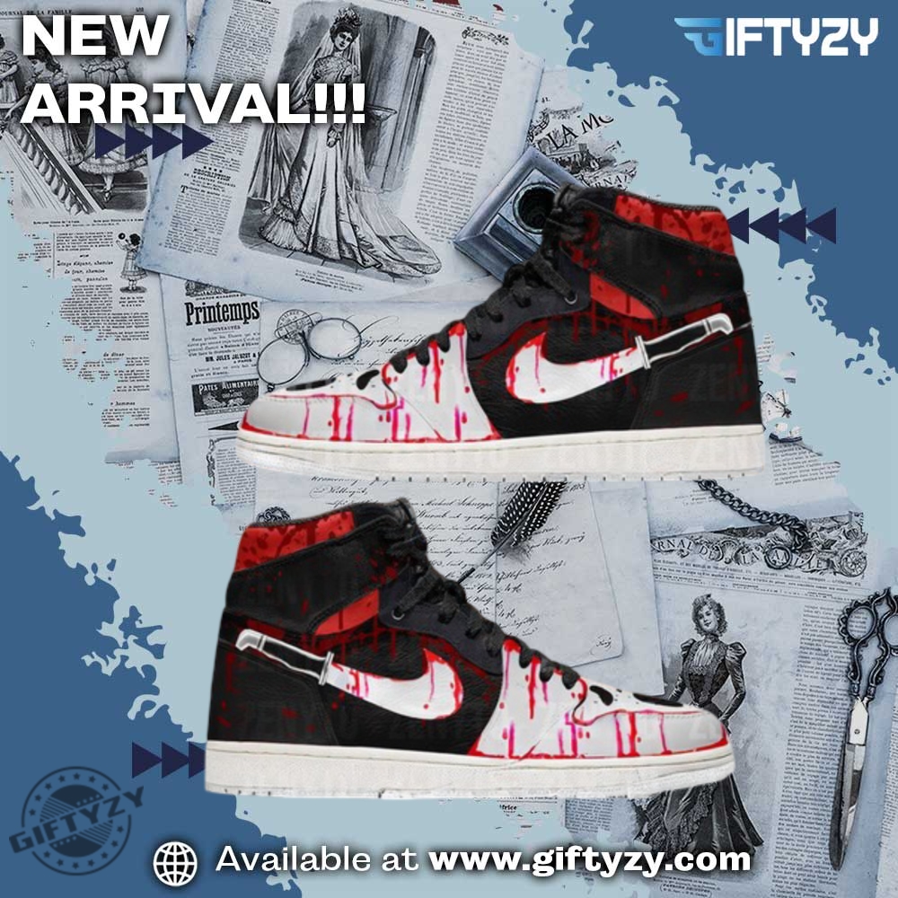 Ghost Face Air Jordan 1 High Shoes