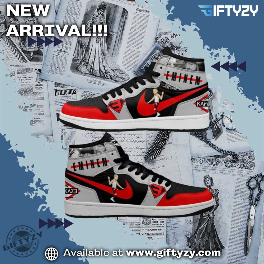 Eminem Rapper Slim Shady Air Jordan 1 High Shoes