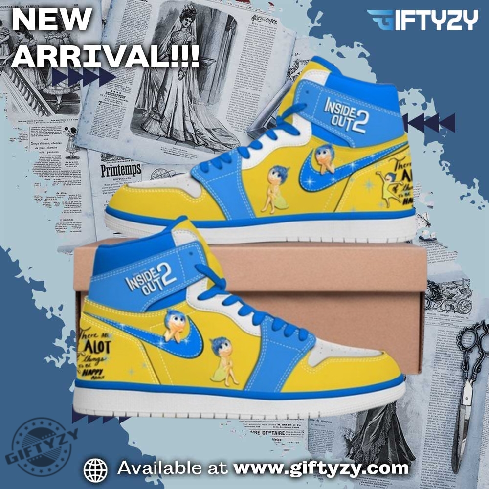 Happy Inside Out 2 Movie Air 1 Jordan Shoes