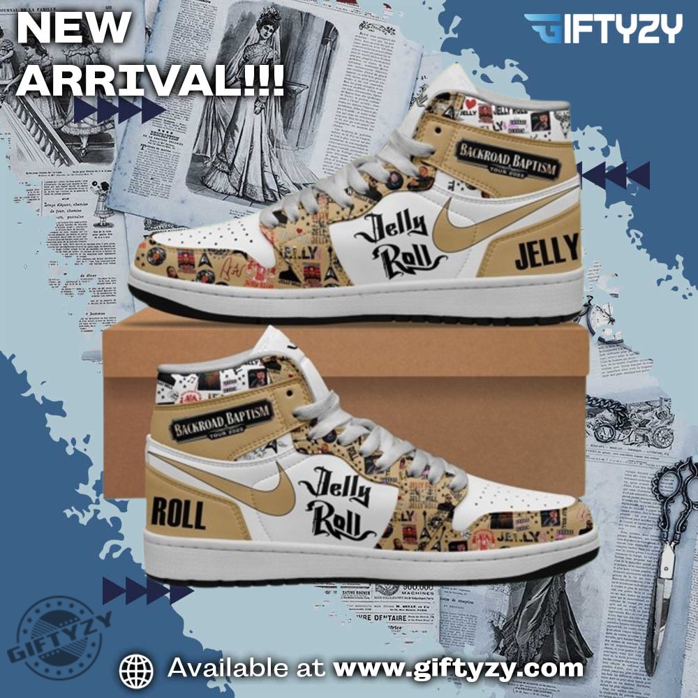 Jelly Roll Backroad Baptism Tour Air Jordan 1 Shoes