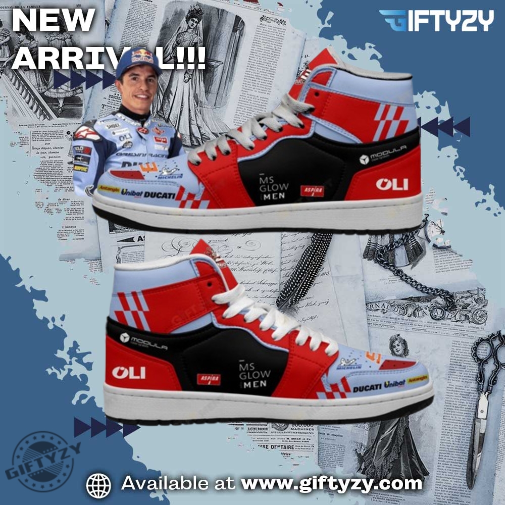 Marc Marquez Motor Gp Air Jordan High Top Shoes