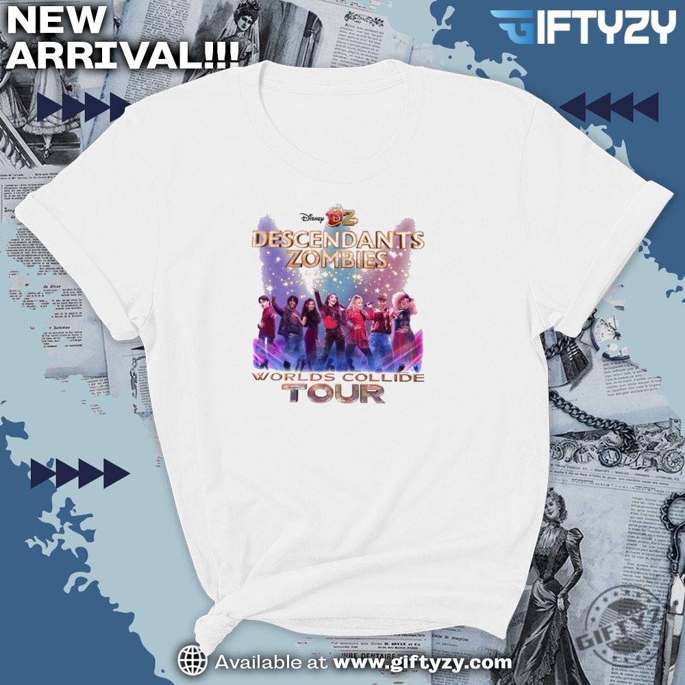 Descendants Zombies World Tour Disney The Rise Of Red Group Shirt 7 Descendants Zombies World Tour Disney The Rise Of Red Group Shirt