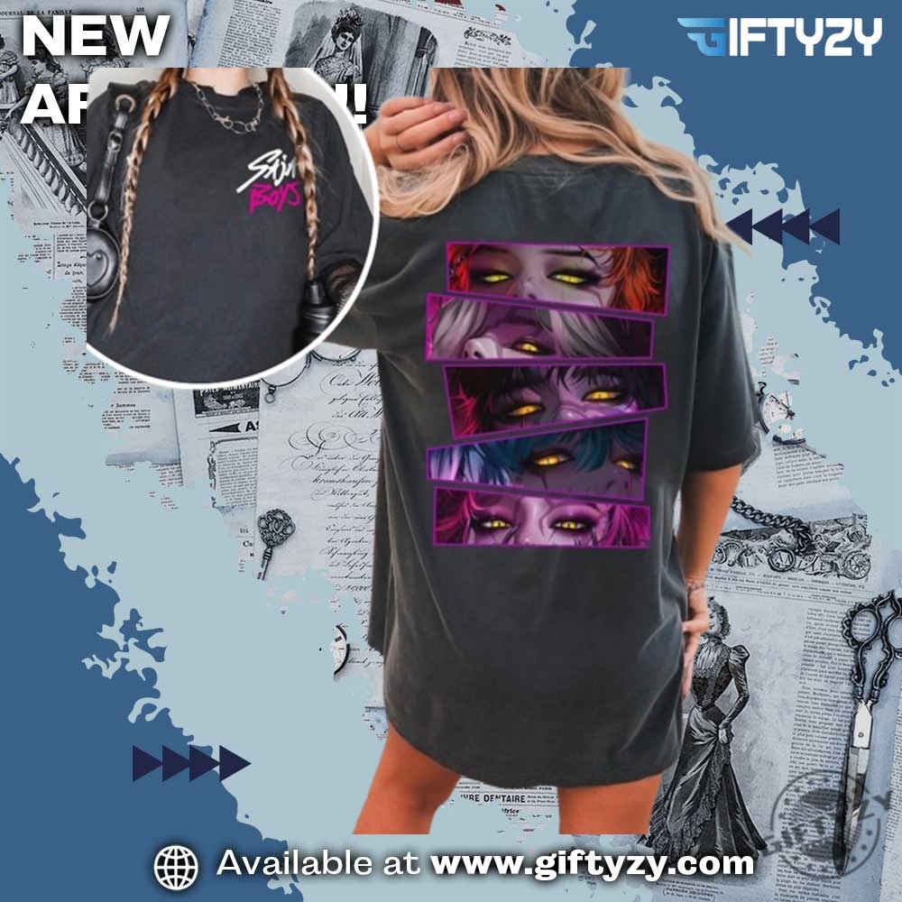 Saja Boys Boy Band 2 Slide Shirt 3 Saja Boys Boy Band 2 Slide Shirt