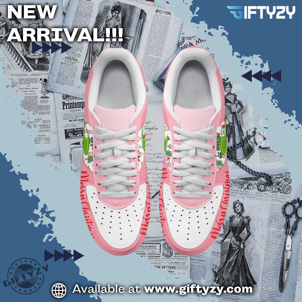 The Grinch Movie Cindy Lou Who Merry Christmas Air Force 1 Shoes 4 The Grinch Movie Cindy Lou Who Merry Christmas Air Force 1 Shoes