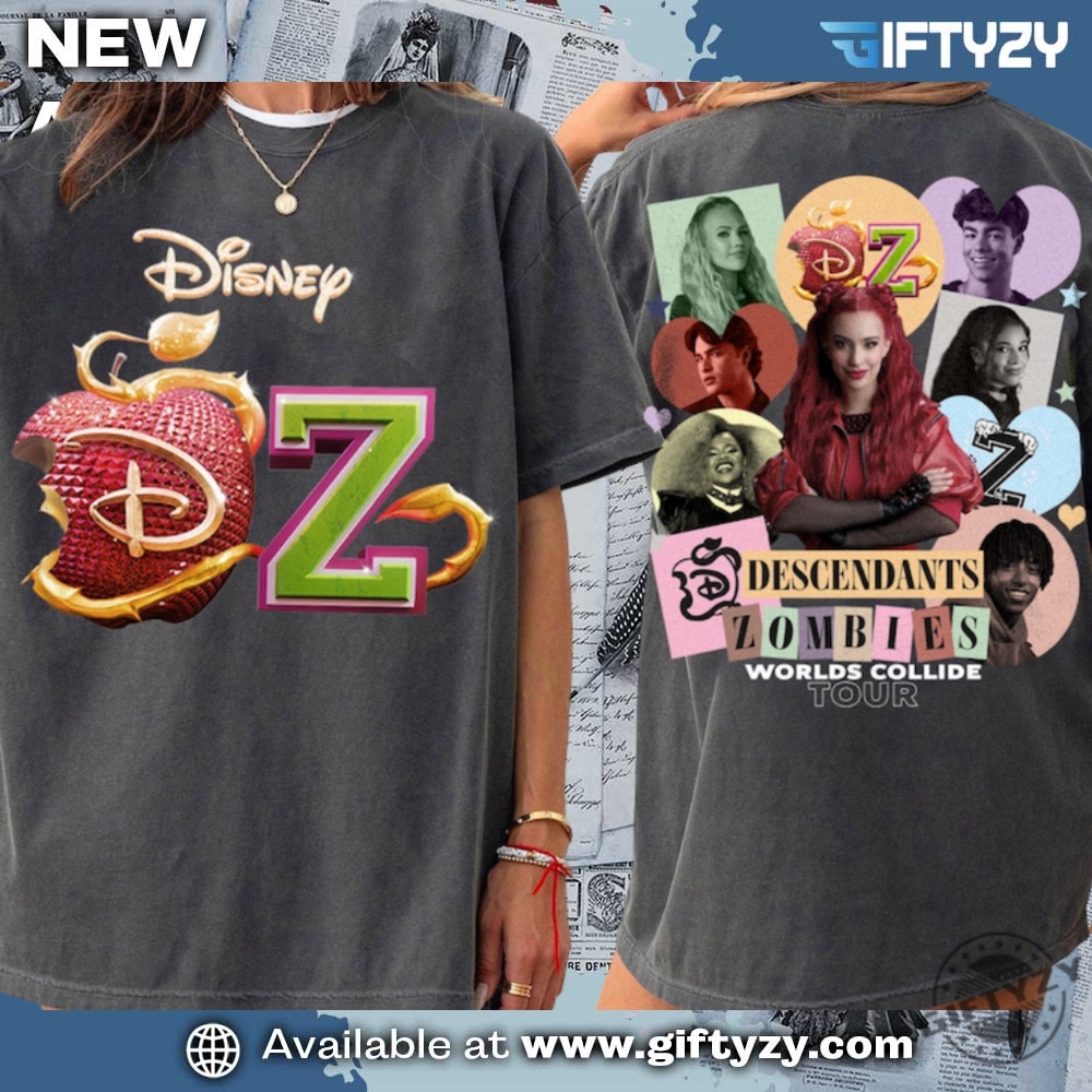 RIP Ozzy Osbourne Shirt, Malcolm-Jamal Warner Memorial Tee 21 Descendants Zombies World Tour 2025 Shirt Collide Tour Oufit