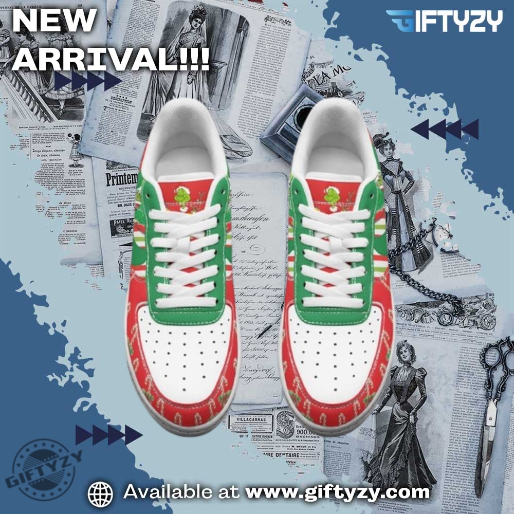 The Grinch Will Steal The Christmas Noel Nike Air Force 1 Shoes 5 The Grinch Will Steal The Christmas Noel Nike Air Force 1 Shoes