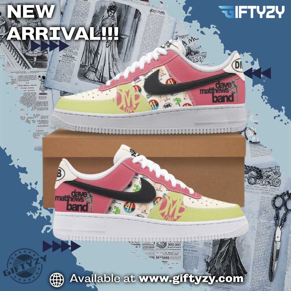 Custom Designed Artistic Footwear 6 Dave Matthews Band Music Love Grey Street Air Force 1 Shoes