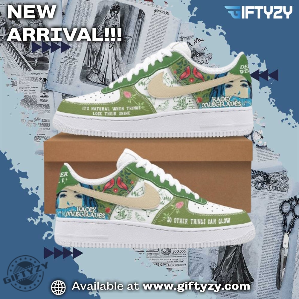 Custom Designed Artistic Footwear 15 Kacey Musgraves Music So Other Things Can Glow Deeper Well Air Force 1 Shoes