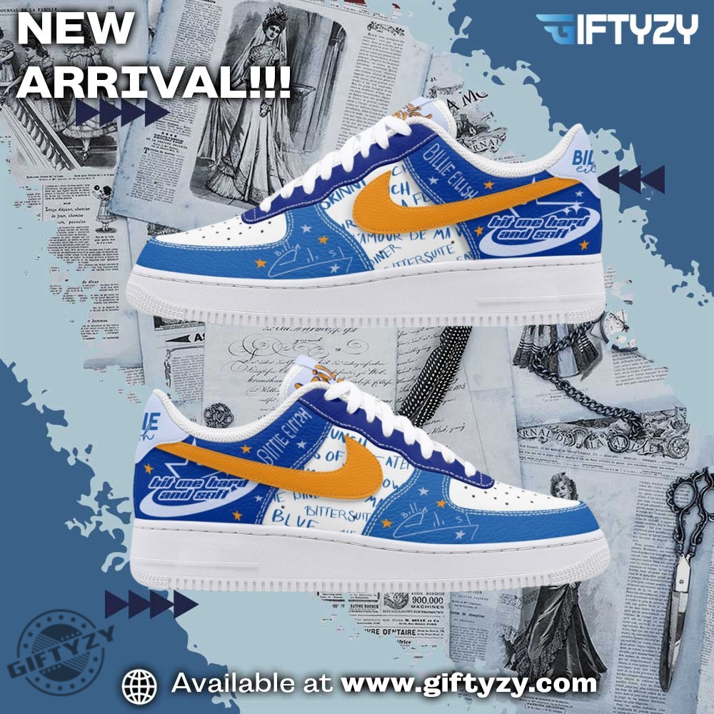 Custom Designed Artistic Footwear 17 Billie Eilish Music Lunch Hit Me Hard Air Force 1 Shoes