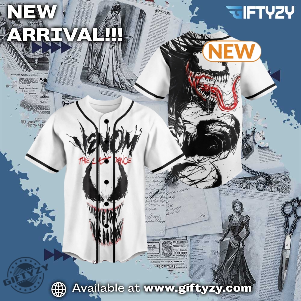 Venom The Last Dance Movie Baseball Jersey