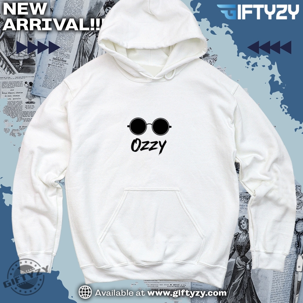 Ozzy Osbourne Tribute Tee Prince Of Darkness Memorial Hoodie Vintage Rock Legend Shirt