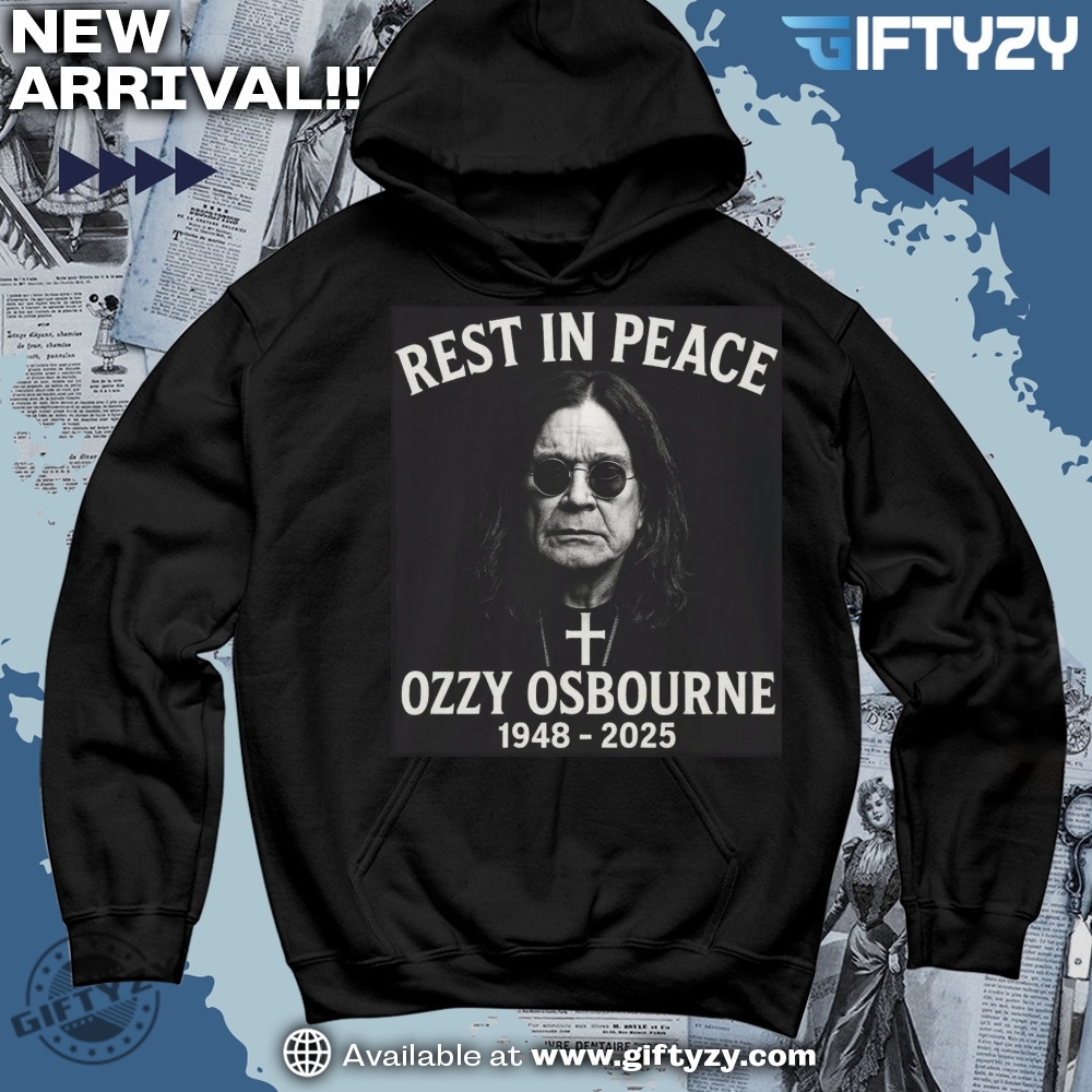 Ozzy Osbourne Tribute Rest In Peace Ozzy Osbourne Shirt giftyzy 1