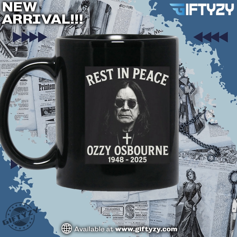 Ozzy Osbourne Tribute Rest In Peace Ozzy Osbourne Shirt giftyzy 2