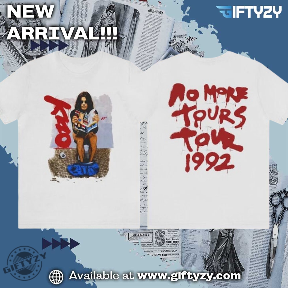 Ozzy Osbourne No More Tours Tour 1992 Shirt giftyzy 1