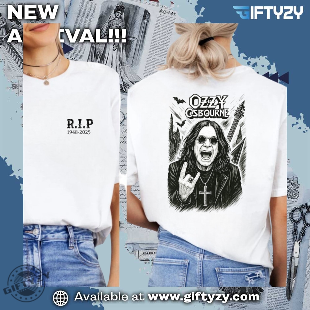 Rip Ozzy Osbourne Legend Memorial Shirt giftyzy 2
