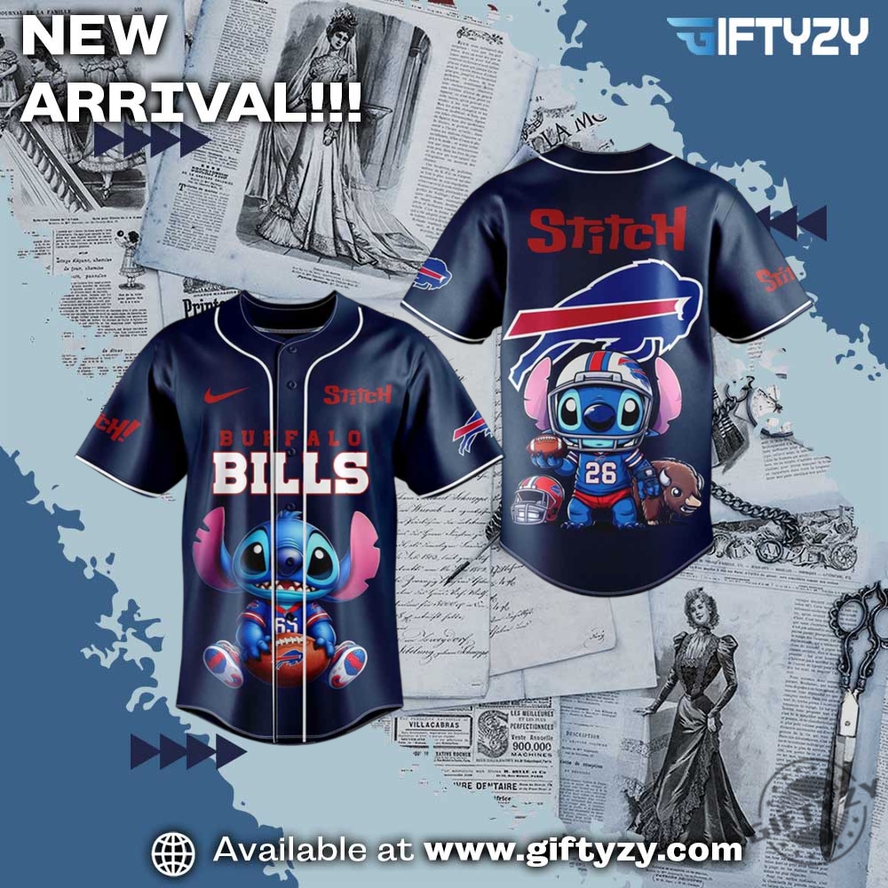 Buffalo Bills Nfl X Stitch Movie Baseball Jersey giftyzy 1