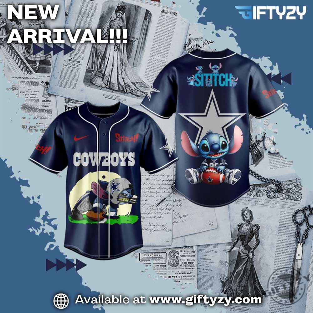 NFL Football Teams x Movie Baseball Jersey 10 Dallas Cowboys Nfl Football Stitch Movie Baseball Jersey