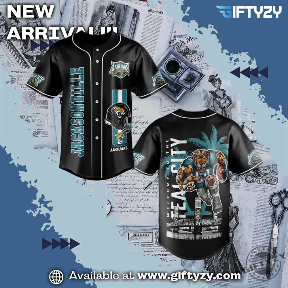 NFL Football Teams x Movie Baseball Jersey 12 Jacksonville Jaguars Nfl Baseball Jersey