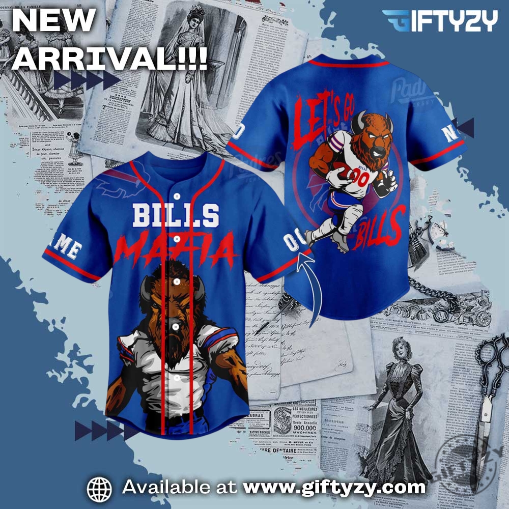 NFL Football Teams x Movie Baseball Jersey 21 Nfl Football Buffalo Bills Mafia Custom Name Baseball Jersey