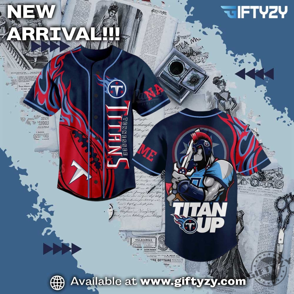 NFL Football Teams x Movie Baseball Jersey 22 Nfl Football Tennessee Titans Custom Name Baseball Jersey