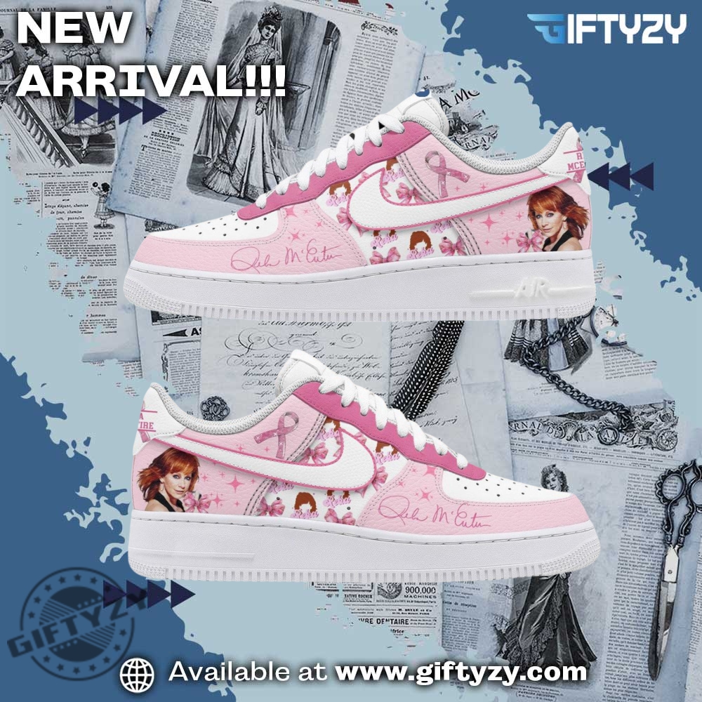 Reba Mcentire Music Warrior Breast Cancer Awareness Air Force 1 Shoes
