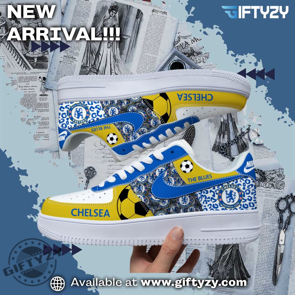 Chelsea Epl Soccer Football Club The Blues Air Force 1 Shoes